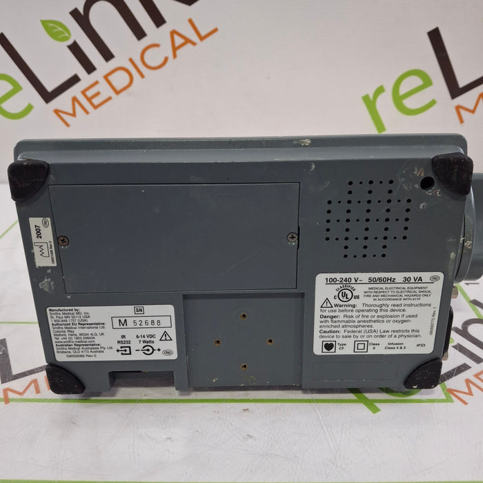 Smiths Medical Medfusion 3500 Version 3 Syringe Infusion Pump