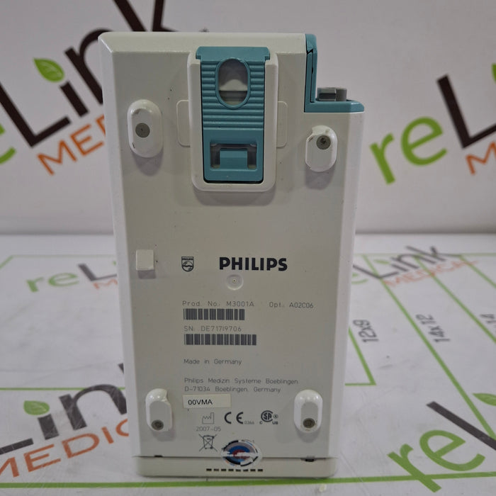 Philips M3001A-A02C06 OxiMax SpO2, NIBP, ECG, Temp, IBP MMS Module