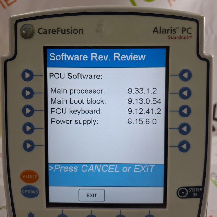 CareFusion Alaris 8015 Large Screen POC Infusion Pump