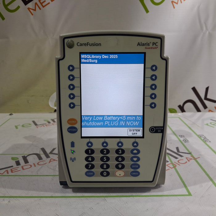 CareFusion Alaris 8015 Large Screen POC Infusion Pump