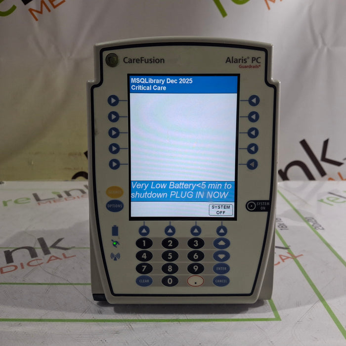 CareFusion Alaris 8015 Large Screen POC Infusion Pump
