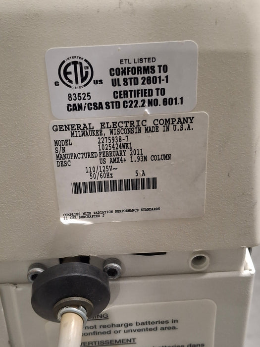GE Healthcare Digital AMX 4 Plus Portable X-Ray Unit