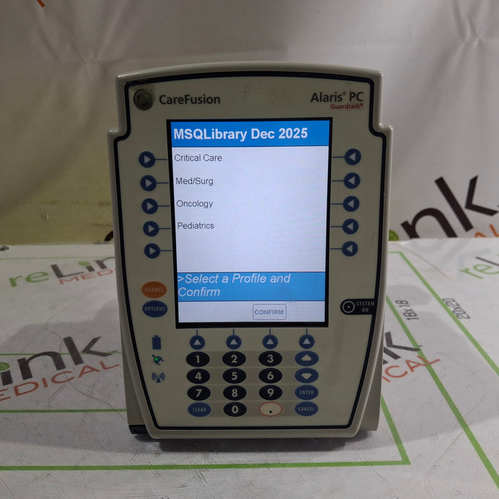 CareFusion Alaris 8015 Large Screen POC Infusion Pump