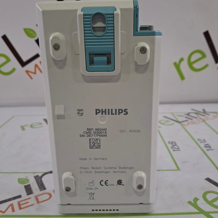 Philips M3001A-A01C06 Fast SpO2, NIBP, ECG, Temp, IBP MMS Module