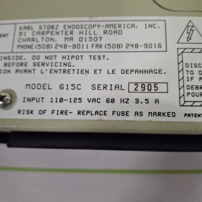 Karl Storz 615C Xenon Light Source