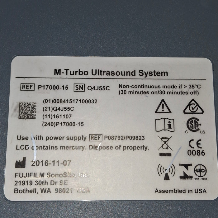 Sonosite M-Turbo Ultrasound