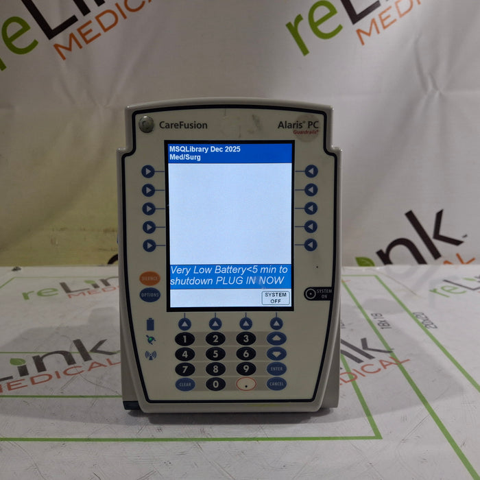 CareFusion Alaris 8015 Large Screen POC Infusion Pump