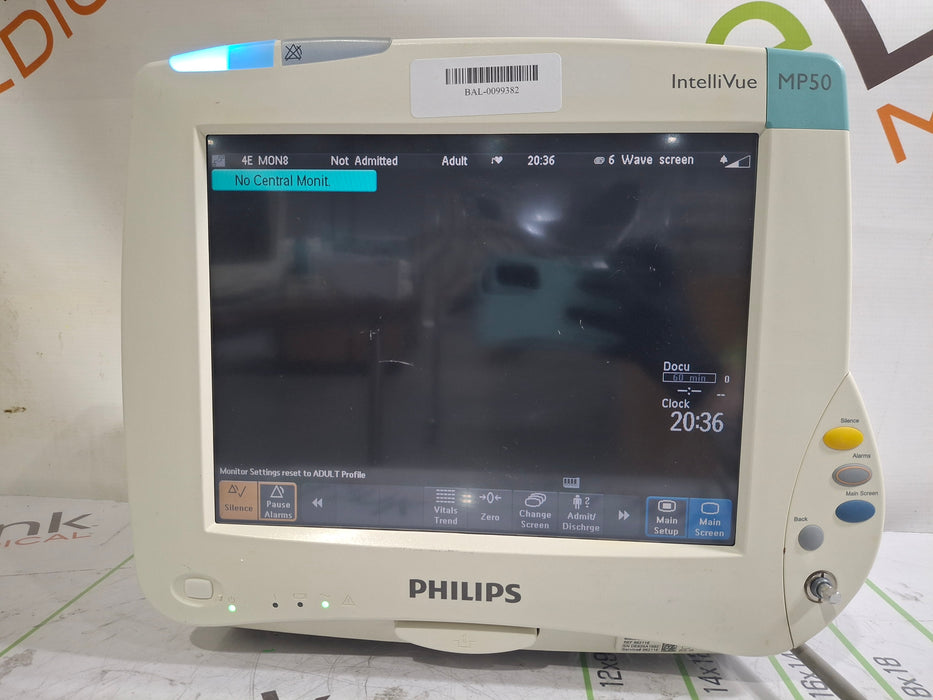 Philips IntelliVue MP50 Patient Monitor