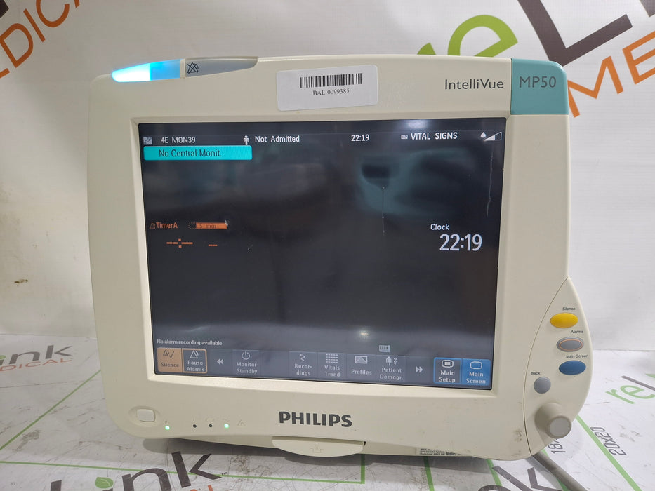 Philips IntelliVue MP50 Patient Monitor