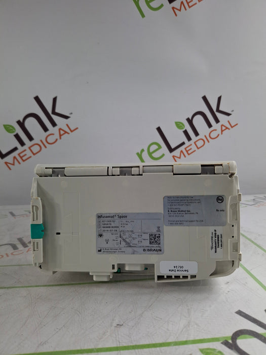 B. Braun Infusomat Space w/AC Adapter Infusion Pump
