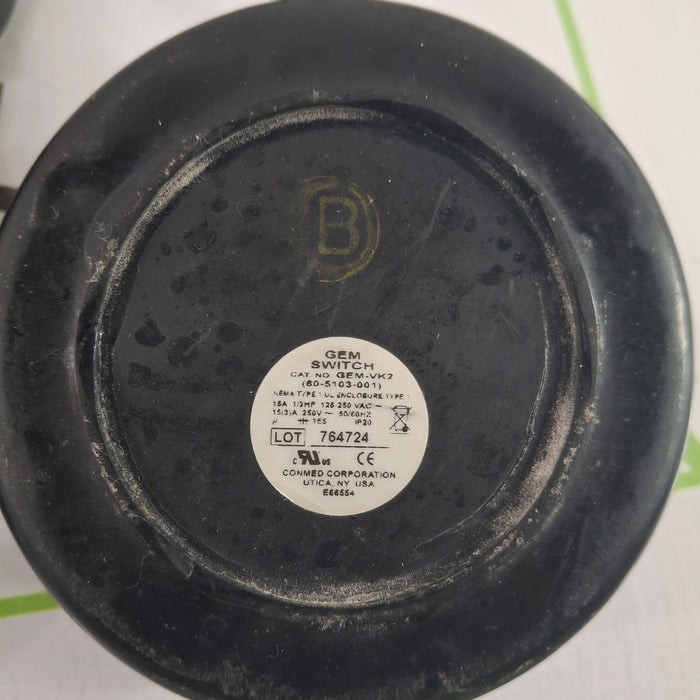 ConMed 60-5103-001 Bipolar Foot Switch