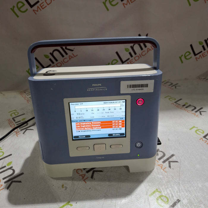 Respironics Trilogy 202 Ventilator