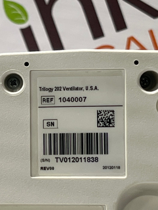 Respironics Trilogy 202 Ventilator