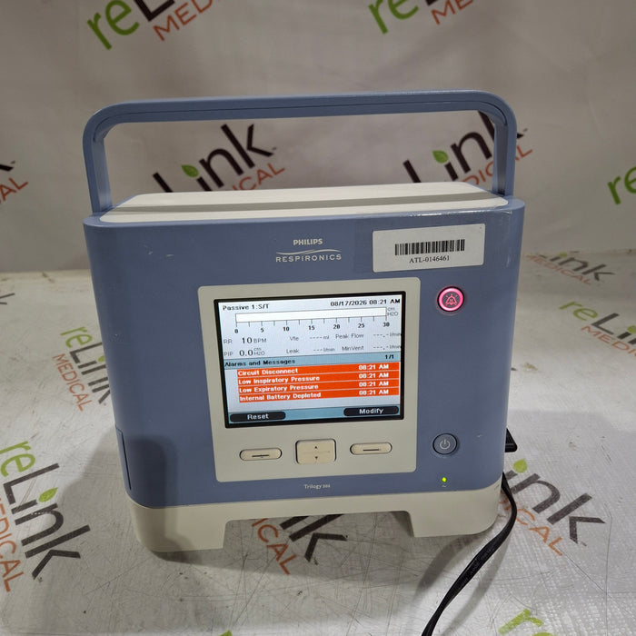 Respironics Trilogy 202 Ventilator