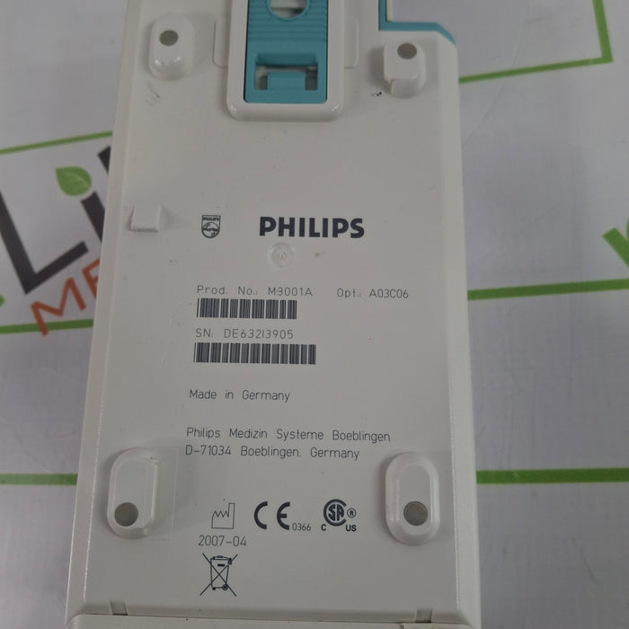 Philips M3001A-A03C06 Masimo SpO2, NIBP, ECG, Temp, IBP MMS Module
