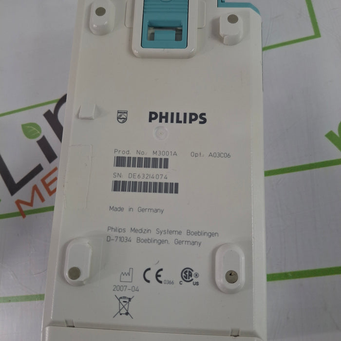 Philips M3001A-A03C06 Masimo SpO2, NIBP, ECG, Temp, IBP MMS Module