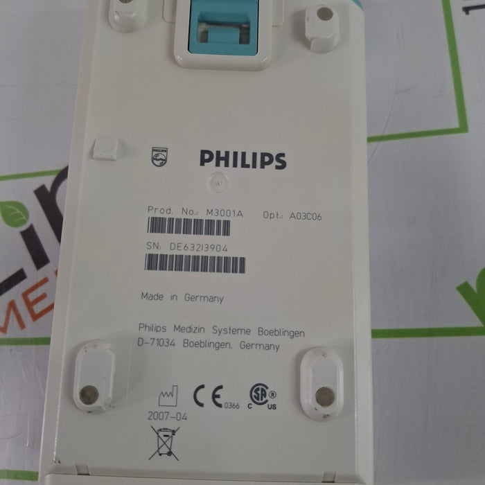 Philips M3001A-A03C06 Masimo SpO2, NIBP, ECG, Temp, IBP MMS Module