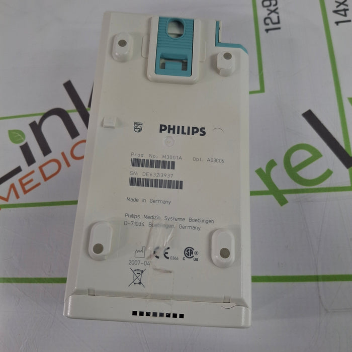 Philips M3001A-A03C06 Masimo SpO2, NIBP, ECG, Temp, IBP MMS Module