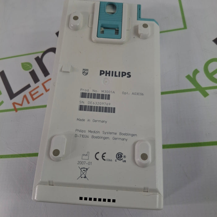 Philips M3001A-A03C06 Masimo SpO2, NIBP, ECG, Temp, IBP MMS Module