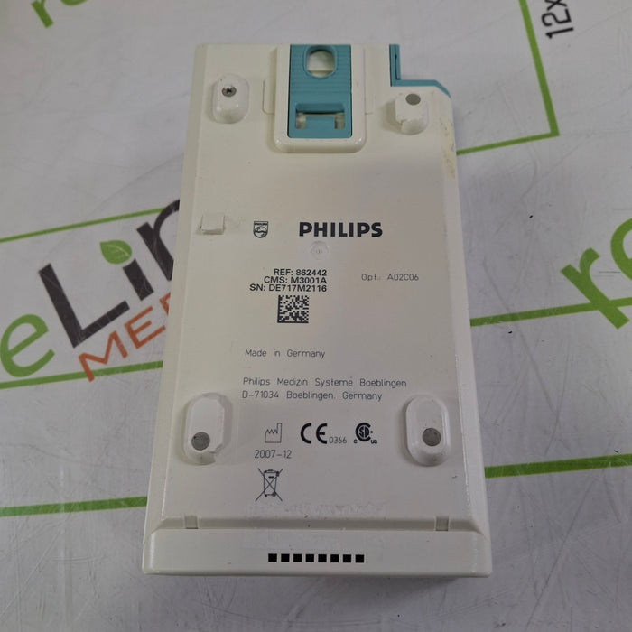 Philips M3001A-A02C06 OxiMax SpO2, NIBP, ECG, Temp, IBP MMS Module