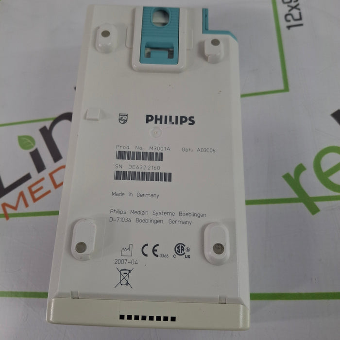 Philips M3001A-A03C06 Masimo SpO2, NIBP, ECG, Temp, IBP MMS Module