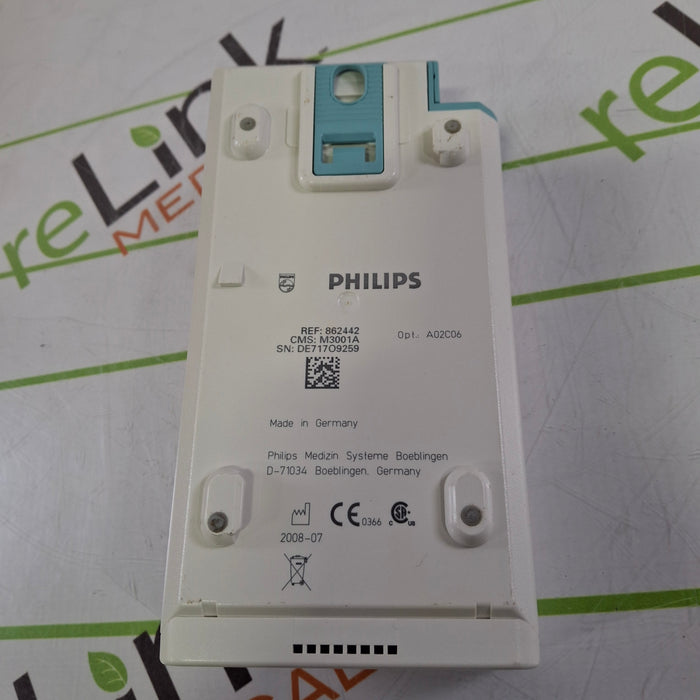 Philips M3001A-A02C06 OxiMax SpO2, NIBP, ECG, Temp, IBP MMS Module