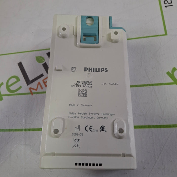 Philips M3001A-A02C06 OxiMax SpO2, NIBP, ECG, Temp, IBP MMS Module