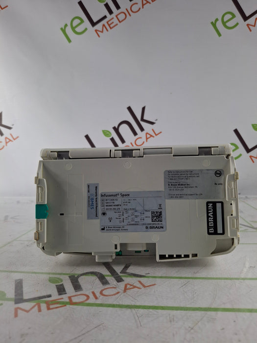 B. Braun B. Braun Infusomat Space w/AC Adapter Infusion Pump Infusion Pump reLink Online