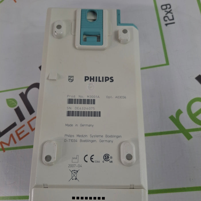 Philips M3001A-A03C06 Masimo SpO2, NIBP, ECG, Temp, IBP MMS Module