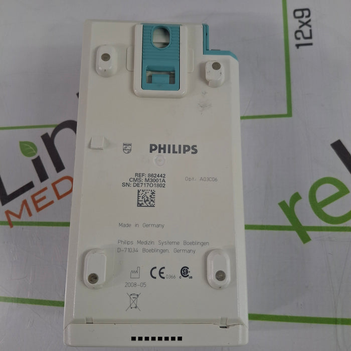 Philips M3001A-A03C06 Masimo SpO2, NIBP, ECG, Temp, IBP MMS Module