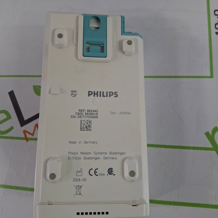 Philips M3001A-A03C06 Masimo SpO2, NIBP, ECG, Temp, IBP MMS Module