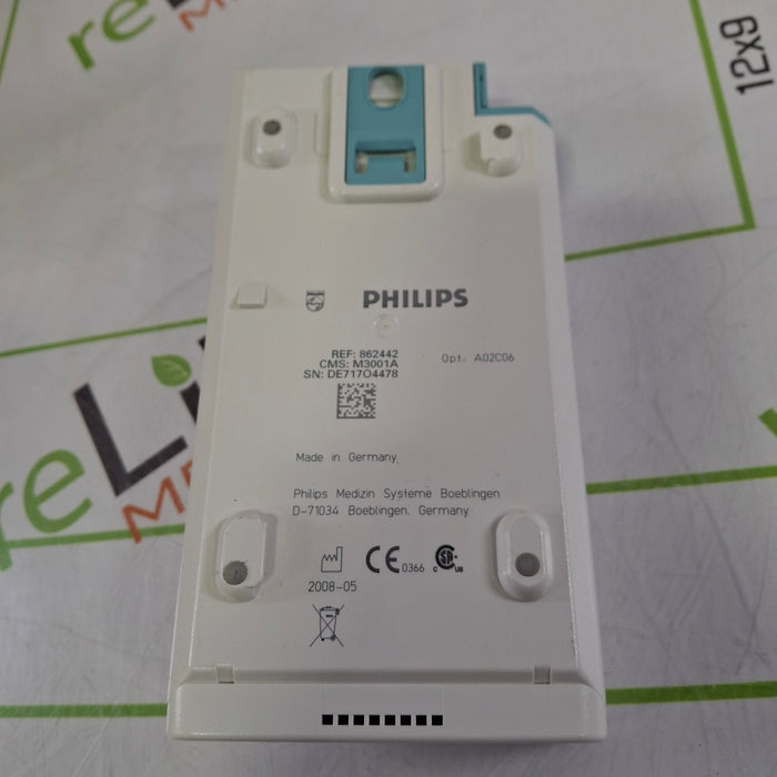 Philips M3001A-A02C06 OxiMax SpO2, NIBP, ECG, Temp, IBP MMS Module