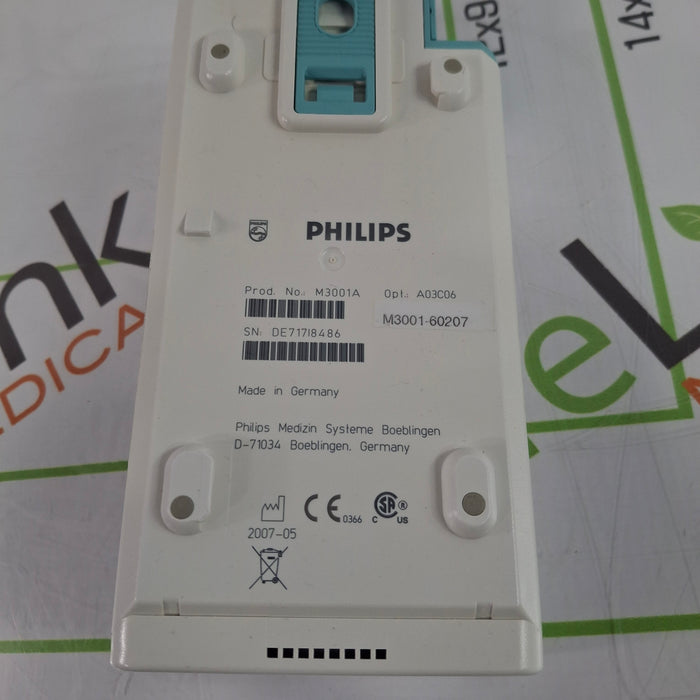 Philips M3001A-A03C06 Masimo SpO2, NIBP, ECG, Temp, IBP MMS Module