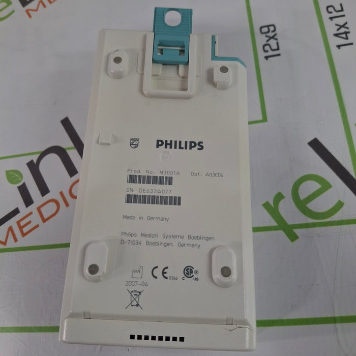 Philips M3001A-A03C06 Masimo SpO2, NIBP, ECG, Temp, IBP MMS Module