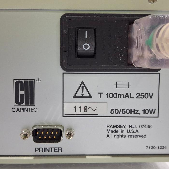 Capintec Caprac Wipe Test Counter