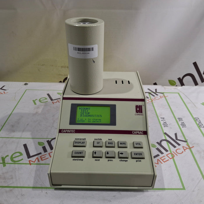 Capintec Caprac Wipe Test Counter