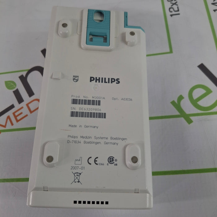 Philips M3001A-A03C06 Masimo SpO2, NIBP, ECG, Temp, IBP MMS Module