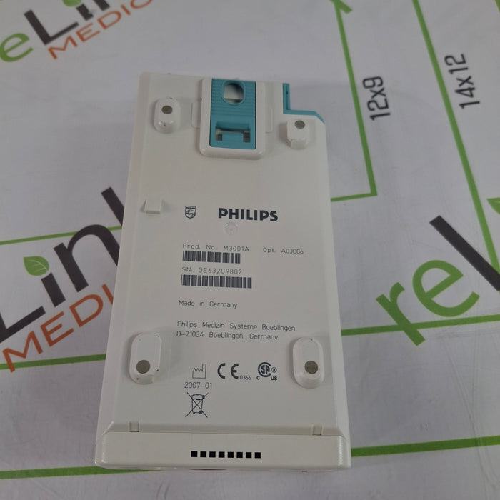 Philips M3001A-A03C06 Masimo SpO2, NIBP, ECG, Temp, IBP MMS Module