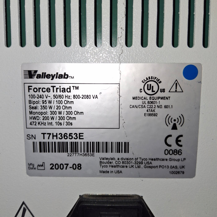 Covidien Force Triad 3.6 Electrosurgical Unit