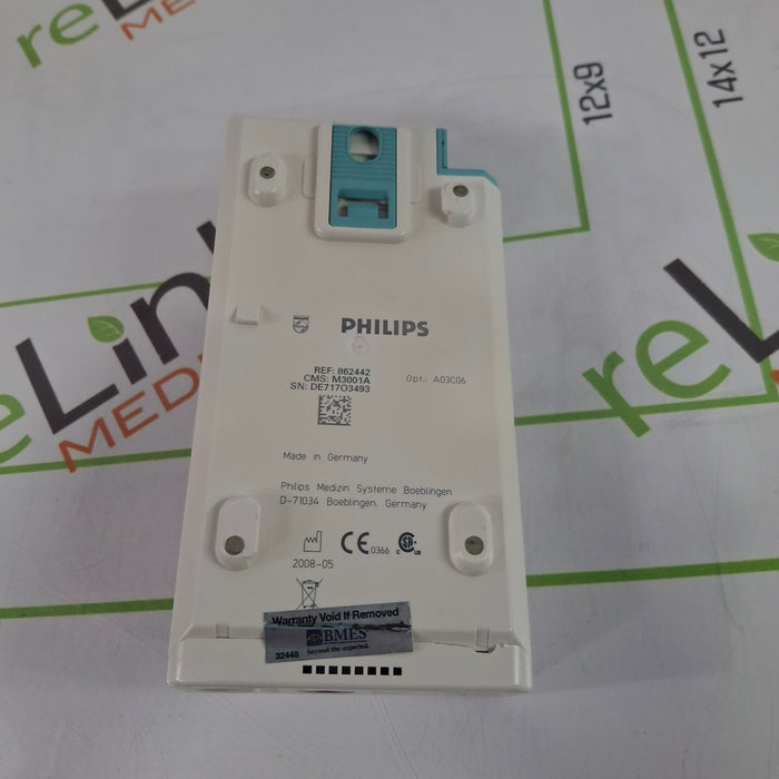 Philips M3001A-A03C06 Masimo SpO2, NIBP, ECG, Temp, IBP MMS Module