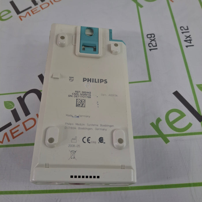 Philips M3001A-A03C06 Masimo SpO2, NIBP, ECG, Temp, IBP MMS Module