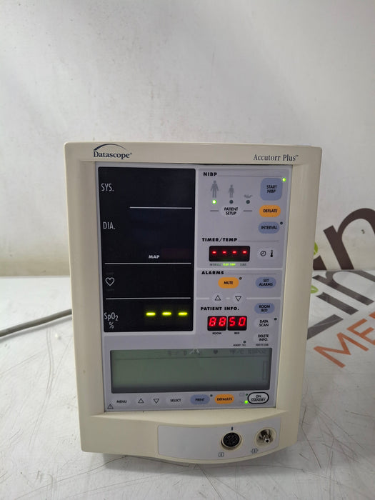 Datascope Accutorr Plus Vital Signs Monitor