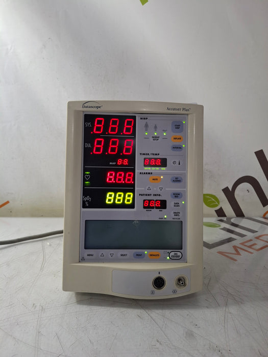 Datascope Accutorr Plus Vital Signs Monitor