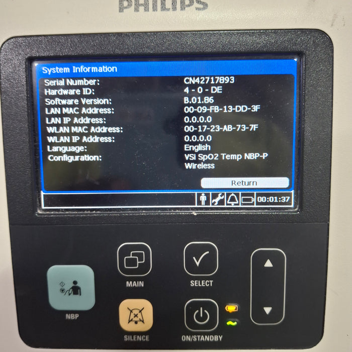 Philips SureSigns VSi Vital Signs Monitor