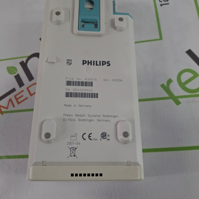 Philips M3001A-A03C06 Masimo SpO2, NIBP, ECG, Temp, IBP MMS Module