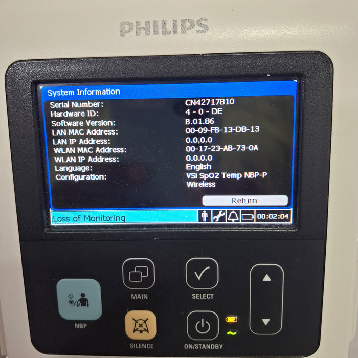 Philips SureSigns VSi Vital Signs Monitor