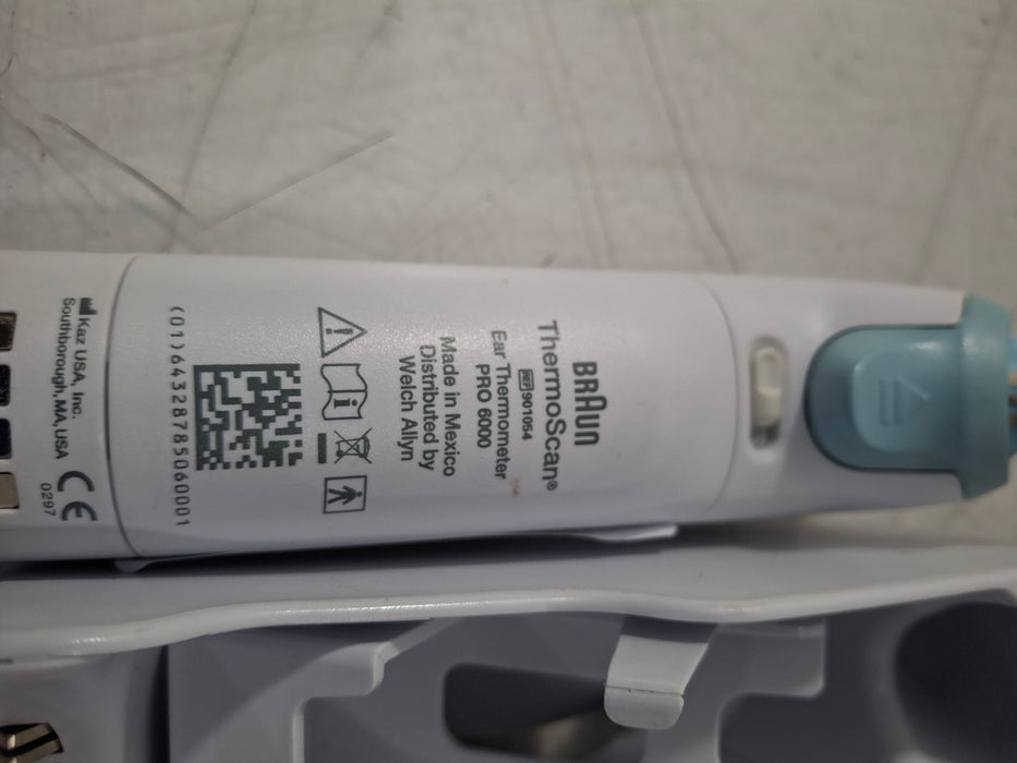 Welch Allyn Braun ThermoScan PRO 6000 Ear Thermometer