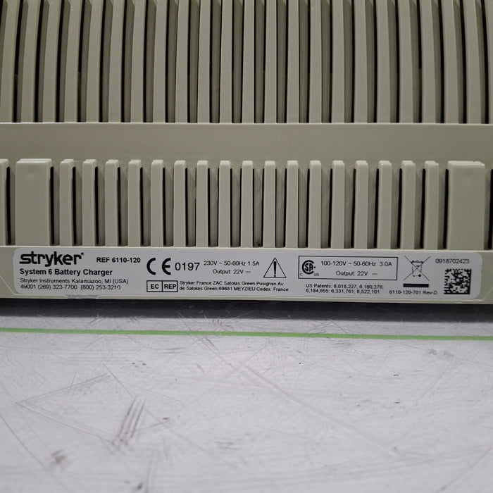 Stryker System 6 6110-120 Battery Charger