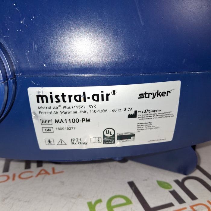Stryker Mistral-Air Forced Air Warming System