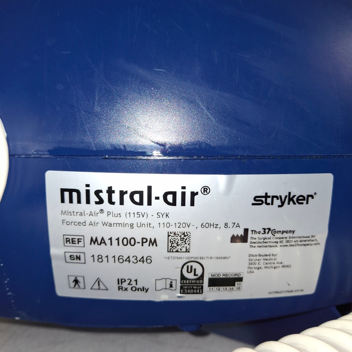 Stryker Mistral-Air Forced Air Warming System